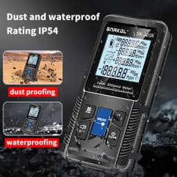 SNAKOL 3-in-1 Laser Rangefinder Tape Measure: 40/50/70/100/120m Digital Distance Meter, Portable Electronic Ruler Measuring Tool