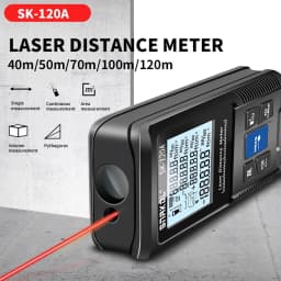 SNAKOL 3-in-1 Laser Rangefinder Tape Measure: 40/50/70/100/120m Digital Distance Meter, Portable Electronic Ruler Measuring Tool