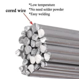 10/20PCS Low-Temp Aluminum Welding Rods - 1.6/2.0mm 33cm Universal Silver Cored Wire (No Solder Powder Needed)