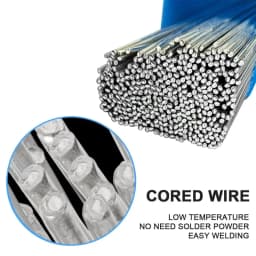 10/20PCS Low-Temp Aluminum Welding Rods - 1.6/2.0mm 33cm Universal Silver Cored Wire (No Solder Powder Needed)