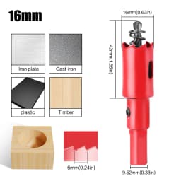 15-200mm M42 Bi-Metal Hole Saw Cutter Set Drill Bit For Wood Metal Aluminum Gypsum Board Pipe Hole Drilling Working Tool