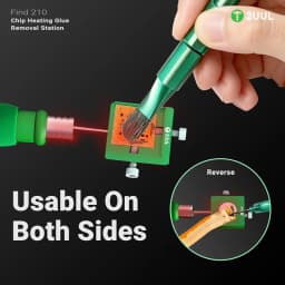 2UUL FD40 Find 210 MINI Chip Heating Glue Removal Station for Mobile Phone IC Chip Adhesive Removing Repair Tool