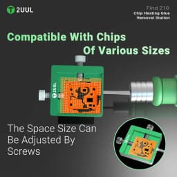 2UUL FD40 Find 210 MINI Chip Heating Glue Removal Station for Mobile Phone IC Chip Adhesive Removing Repair Tool