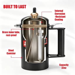 AEROPRO A8416 32oz Refillable Pneumatic Spot Sprayer High Pressure Air Can for Lubricant Mold Release Agent & Auto Maintenance