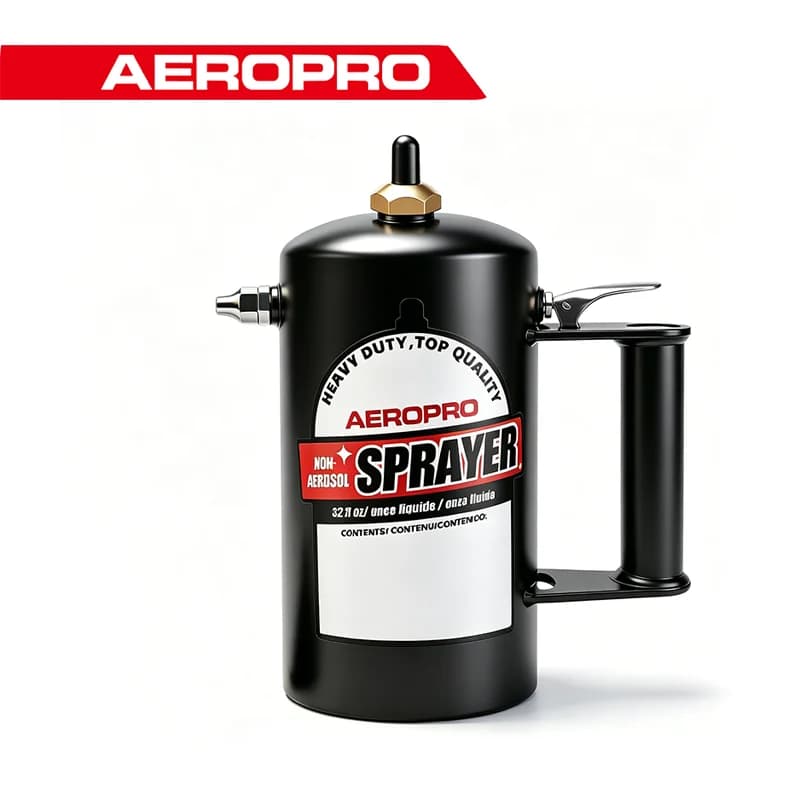 AEROPRO A8416 32oz Refillable Pneumatic Spot Sprayer High Pressure Air Can for Lubricant Mold Release Agent & Auto Maintenance