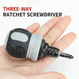 Multifunctional Triangular Plum Blossom Cross Inner Screwdriver Ratchet Screwdriver Set Short Shaped Radish Head High Hardness