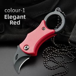 Portable Small Pocket Cutter Carabiner Cutter Box Cutter Keychain Folding Cutter Unboxing Tools Gadgets For Outdoor