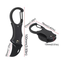 Portable Small Pocket Cutter Carabiner Cutter Box Cutter Keychain Folding Cutter Unboxing Tools Gadgets For Outdoor