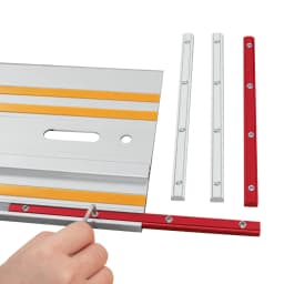Woodworking Guide Rail Connector Kit, Track Joining Accessory for Router Table and Table Saw Systems,Universal Track Connector