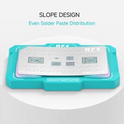 RF4 RF-MRP Magnetic Reballing Pad 500°C Heat Resistant Silicone Anti Slip for iPhone Android BGA Stencil Motherboard Soldering