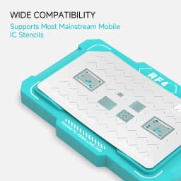 RF4 RF-MRP Magnetic Reballing Pad 500°C Heat Resistant Silicone Anti Slip for iPhone Android BGA Stencil Motherboard Soldering