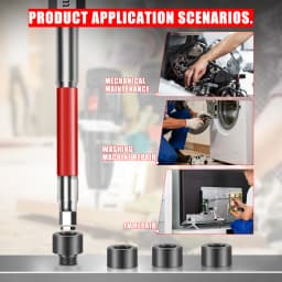 All-in-One 1/4" Hex Shank Multi-size Hex Bit Set Allen Wrench Drill Bit Magnetic S2 Steel Screwdriver Bit Set for Electric Drill
