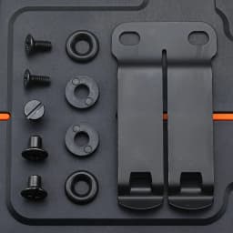 1 Piece KYDEX Stainless Steel Sheath K-type Sheath Accessory Belt Clip Stylish Belt Clip Safe Carrying Knife Holster Pocket Clip