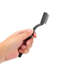 Stainless Steel Wire Brush Set Of 6 Small Hand Scrub Brushes For Cleaning Rust Metal Parts And Machinery 5.1 Inch