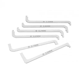 Precision 5/11Pcs Locksmith Kit for Lock Repairs, Key Extraction & Tension Wrench Substitute