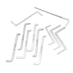 Precision 5/11Pcs Locksmith Kit for Lock Repairs, Key Extraction & Tension Wrench Substitute