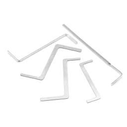 Precision 5/11Pcs Locksmith Kit for Lock Repairs, Key Extraction & Tension Wrench Substitute