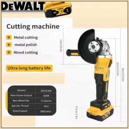 Cordless Angle Grinder DeWalt DCG406 125mm High Performance Brushless Outstanding Cutting Polishing Machine