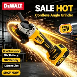 Cordless Angle Grinder DeWalt DCG406 125mm High Performance Brushless Outstanding Cutting Polishing Machine