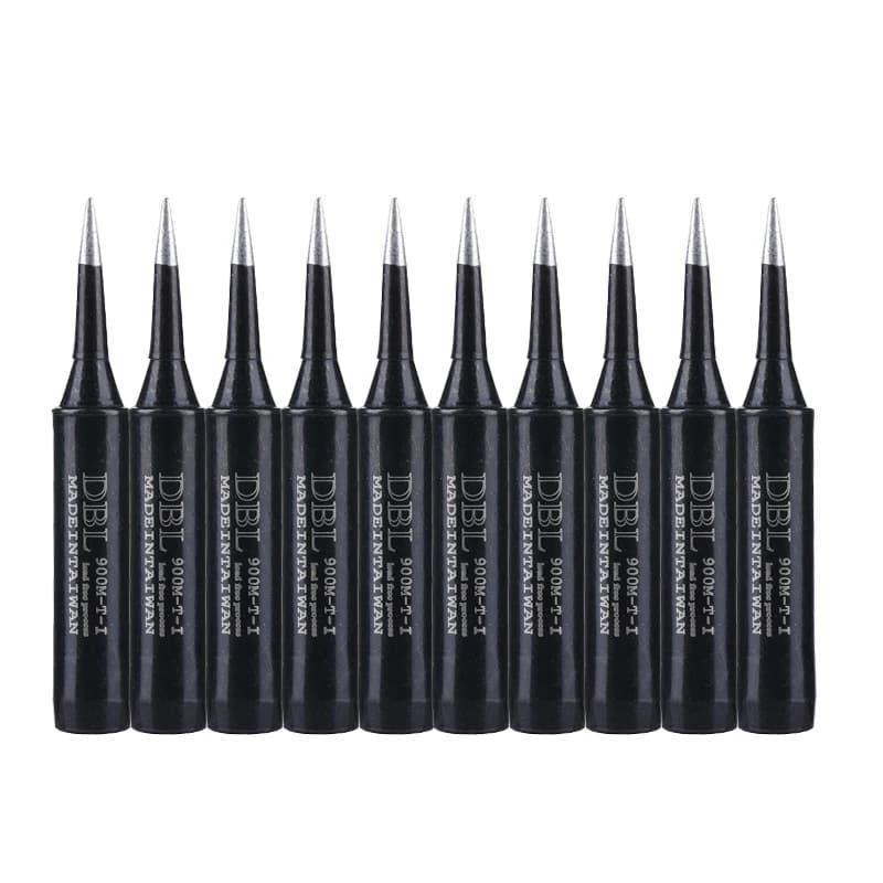 10PCS/Lot 900M-T-I Lead-free Soldering Tip Black Metal Solder Iron Welding Tips BGA Soldering Station Repair Tools