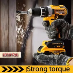 Dewalt DCD796 Cordless Brushless Impact Drill Brushless Drive Compact Drill Rechargeable Portable Power Tools For 18V Battery