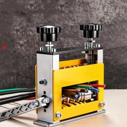 Wire Stripper Machine 3-17mm,Manual & Electric Drill Compatible Wire Stripping Tool Cable Peeler 6 Channels 5 Blades