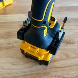 2 Pack Hex Bit Organizer Holder Fit Dewalt 12V/20V Drill,StorageCase Holds10pcs1/4 Inch HexScrewdriverBits Power Tool Accessory