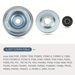 Blade Adapter Kit for Stihl FS55 FS55R FS56 FS56RC FS90 FS90R FS94 FS100RX FS110 FS110RX FS120 FS130 FS130R FS200 FS240 FS250