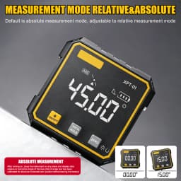 4 Side Strong Magnetic Digital Laser Angle Gauge Inclinometer Mini Portable Level Ruler Box For Construction Measurement