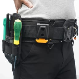 TOOLSTACK Heavy Work Belt Quick-Lock Durable Thickened & Widened Working Belt Adjustable Buckle Waist-Support Construction Belt