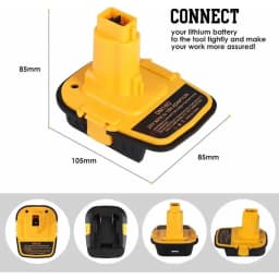 Extend the Life of Your DeWalt XPR Tools: Lithium Adapter for DeWalt & Milwaukee with USB Output