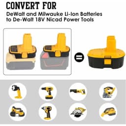 Extend the Life of Your DeWalt XPR Tools: Lithium Adapter for DeWalt & Milwaukee with USB Output
