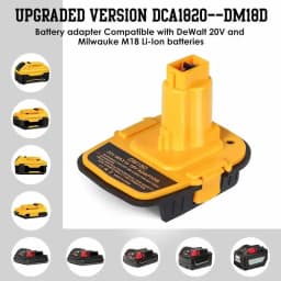 Extend the Life of Your DeWalt XPR Tools: Lithium Adapter for DeWalt & Milwaukee with USB Output