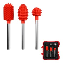 EZARC Tungsten Carbide Rotary Burr for Wood Carving 1/8" Shank Removal Tool for Wood Fiberglass Foam Rubber Plastic, Coarse Fast