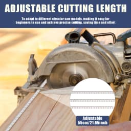 NEW Upgraded Circular Saw Guide Rail Positioning Calipers Stainless Steel Adjustable Precision Cutting Guide  for WoodworkingDIY