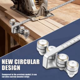 NEW Upgraded Circular Saw Guide Rail Positioning Calipers Stainless Steel Adjustable Precision Cutting Guide  for WoodworkingDIY