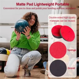 10pc Bowling Ball Sanding Pads Kit – 400 to 3000 Grit, Resurfacing & Polishing for Bowling Balls