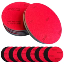 10pc Bowling Ball Sanding Pads Kit – 400 to 3000 Grit, Resurfacing & Polishing for Bowling Balls