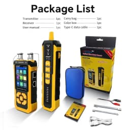Noyafa POE Wire Network Cable Tester Tracker with NCV Detection Optical Power Meter RJ45 RJ11 LAN Fault Locator Tracker NF-8518
