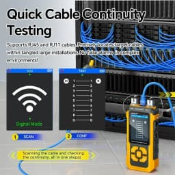 Noyafa POE Wire Network Cable Tester Tracker with NCV Detection Optical Power Meter RJ45 RJ11 LAN Fault Locator Tracker NF-8518