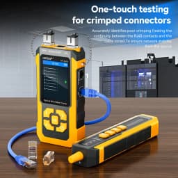 Noyafa POE Wire Network Cable Tester Tracker with NCV Detection Optical Power Meter RJ45 RJ11 LAN Fault Locator Tracker NF-8518
