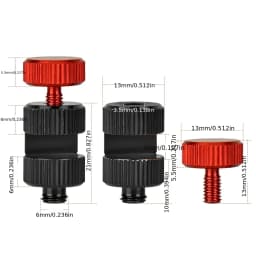 2Pc New Stair Gauges for Conventional Framing Square Stops Framing Tool for Fast Fixed Square, Bottom Threads for Easy Storage