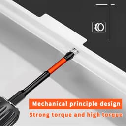 Anti Slip Bits Magnetic Screwdriver Bit Set D1 Alloy Steel Impact Resistance Bits-3/6/12Pcs Suitable for Electric Drills