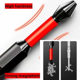 Anti Slip Bits Magnetic Screwdriver Bit Set D1 Alloy Steel Impact Resistance Bits-3/6/12Pcs Suitable for Electric Drills