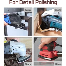 10/20/50 PCS Triangular Sanding Disc 90mm Delta Sander Hook & Loop Sandpaper Abrasive Tools for Sanding Grit 40-2000 Grits