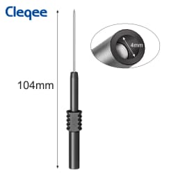 Cleqee P5009 Back Probe Pins 10PCS Flexible Bendable Test Probes for Wire Piercing Automotive Car Repairing Electrical Testing