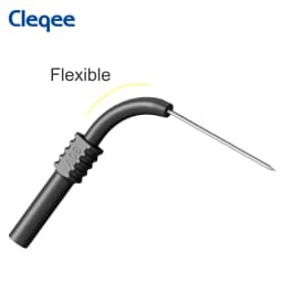 Cleqee P5009 Back Probe Pins 10PCS Flexible Bendable Test Probes for Wire Piercing Automotive Car Repairing Electrical Testing
