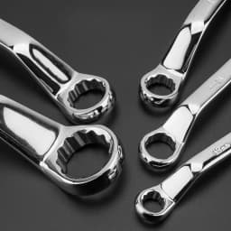 Multifunctional Double-ended Spanner Double Head Box End Wrench Heat Treated Hardened Offset Ring Spanner for Automotive Repair