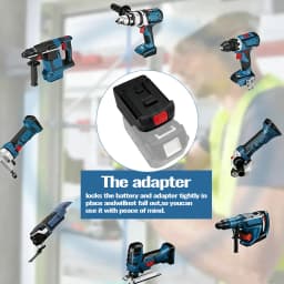 Adapter For Bosch 18V Li-ion Tool To for Makita 18V Li-ion Battery Adapter Converter to for Bosch Power Tool Accessory