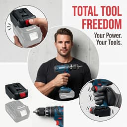 Adapter For Bosch 18V Li-ion Tool To for Makita 18V Li-ion Battery Adapter Converter to for Bosch Power Tool Accessory